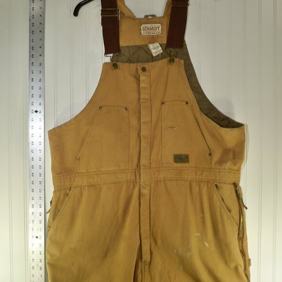 C.E. Schmidt Workwear, Insulated Brown Jean *Overalls 2XLR - Picture 1 of 13